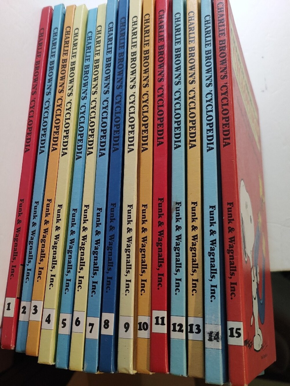 Charlie Brown's Cyclopedia set includes 15 hardcover books from 1980  Complete